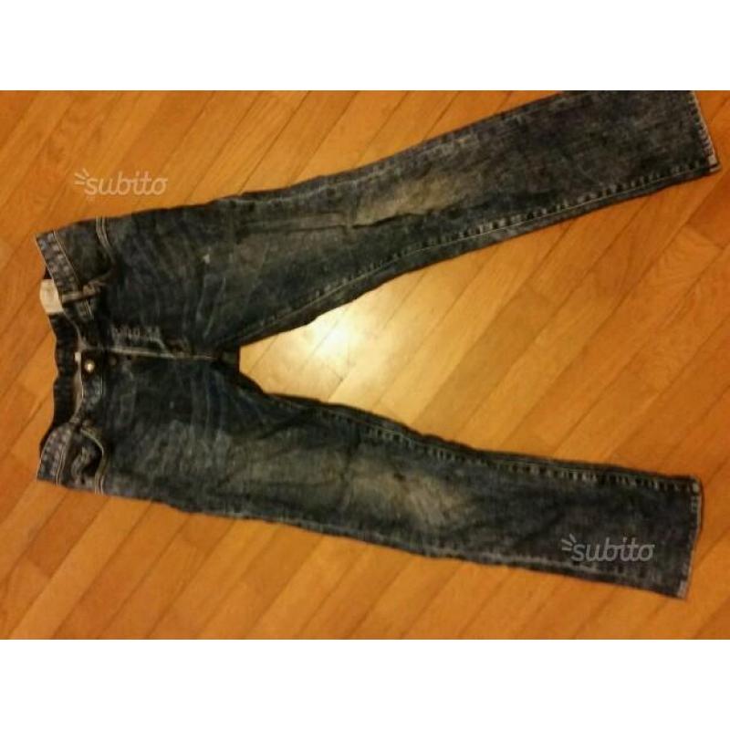Jeans pantaloni grifoni uomo taglia 33