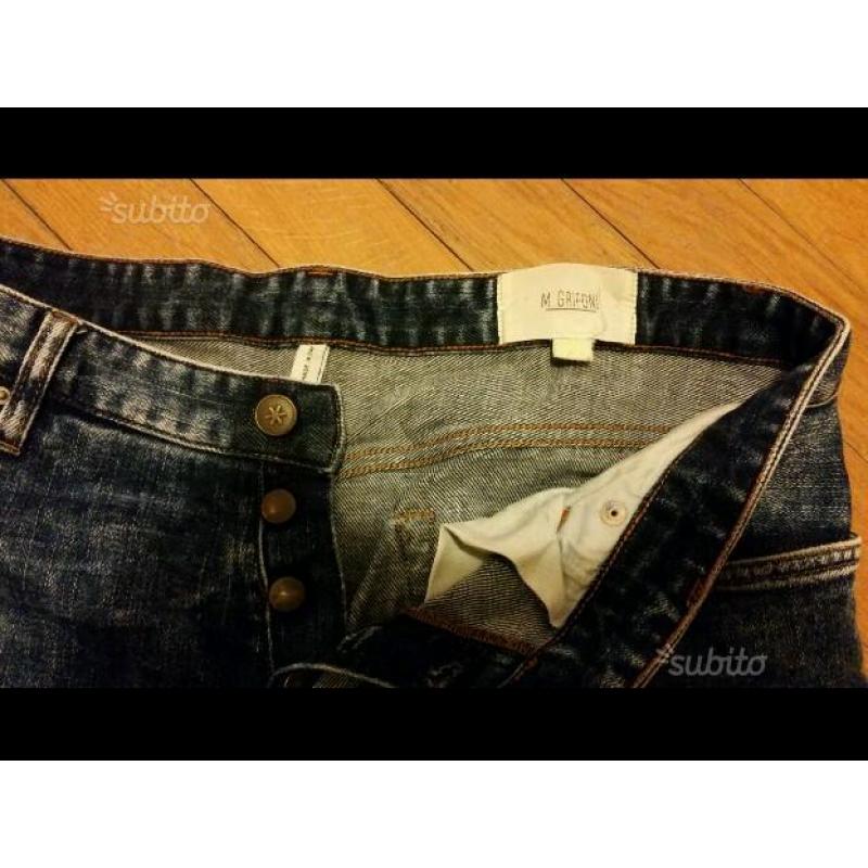 Jeans pantaloni grifoni uomo taglia 33
